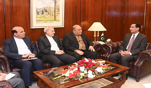 معاون وزیر امور خارجه ایران با رئیس مجلس پاکستان دیدار کرد